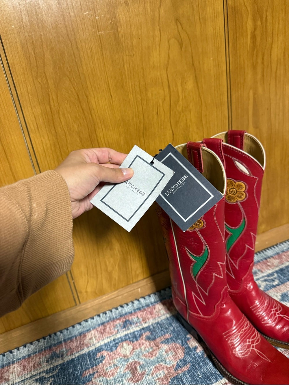 Polo Ralph Lauren Selene Leather Cowboy Boot - Picture 3 of 5